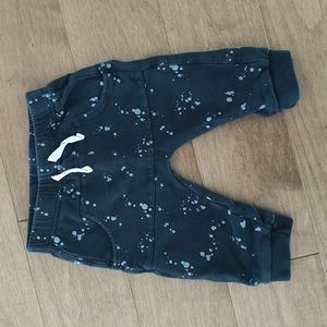 3 for $12! 6-12 month IndigoBaby paint splatter sweatpants